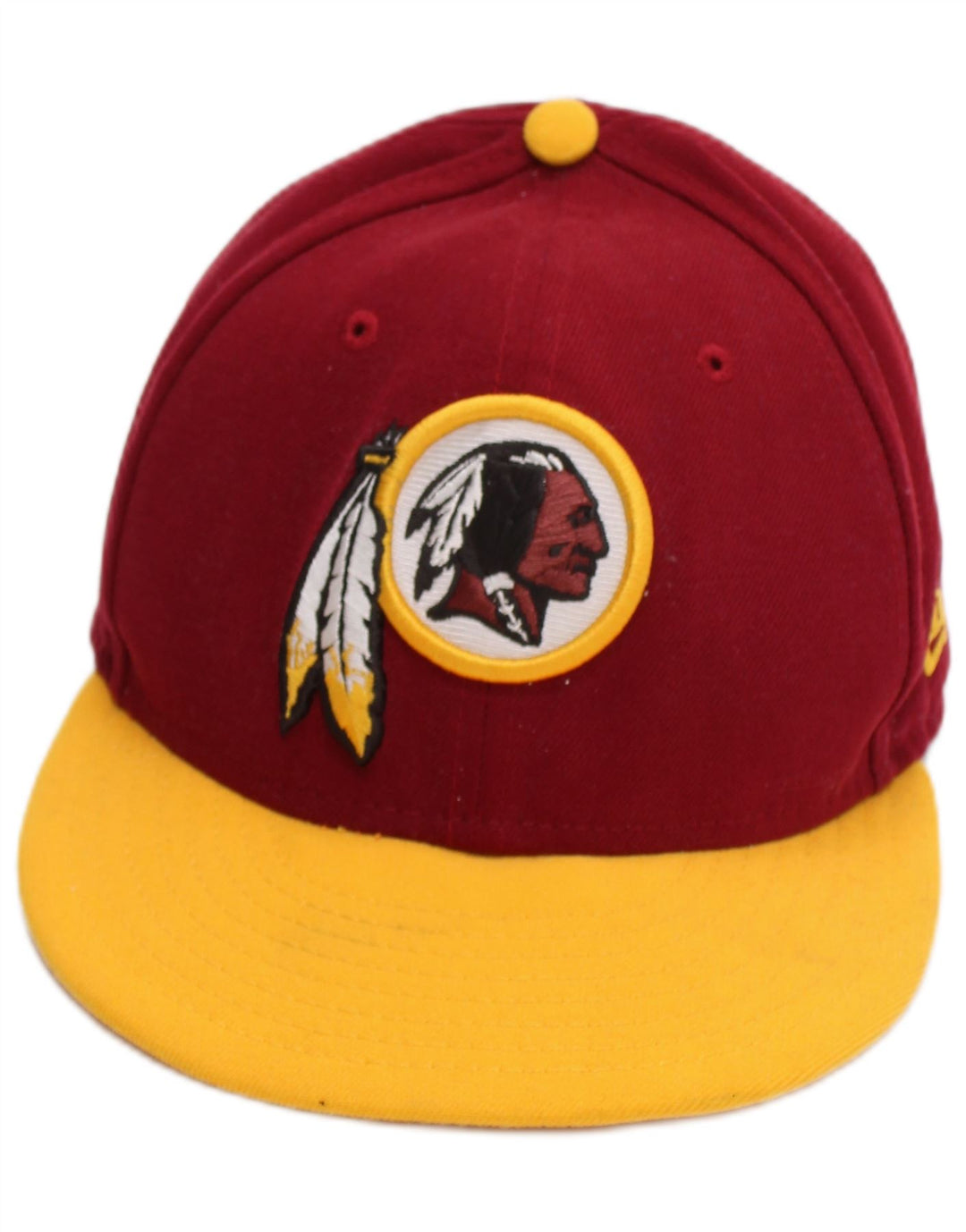 New Era Herre grafisk baseballkasket Medium Burgundy Colourblock Polyester