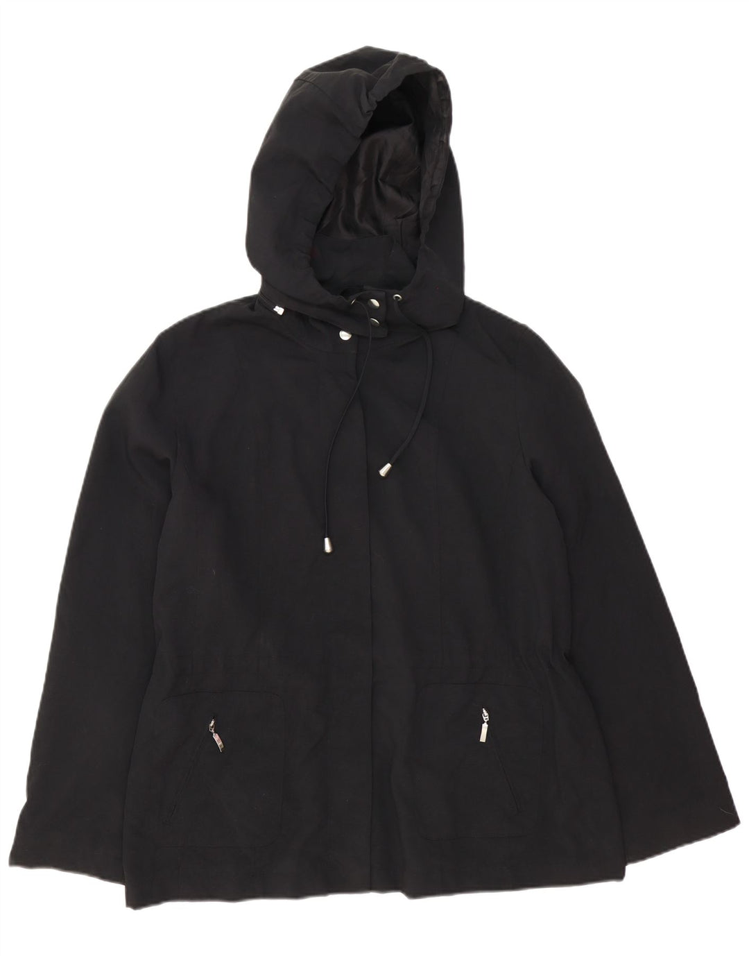 Marks & Spencer Dame Hættevindjakke UK 16 Large Black
