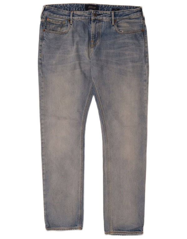 SCOTCH & SODA Straight jeans til mænd W34 L32 blå bomuld