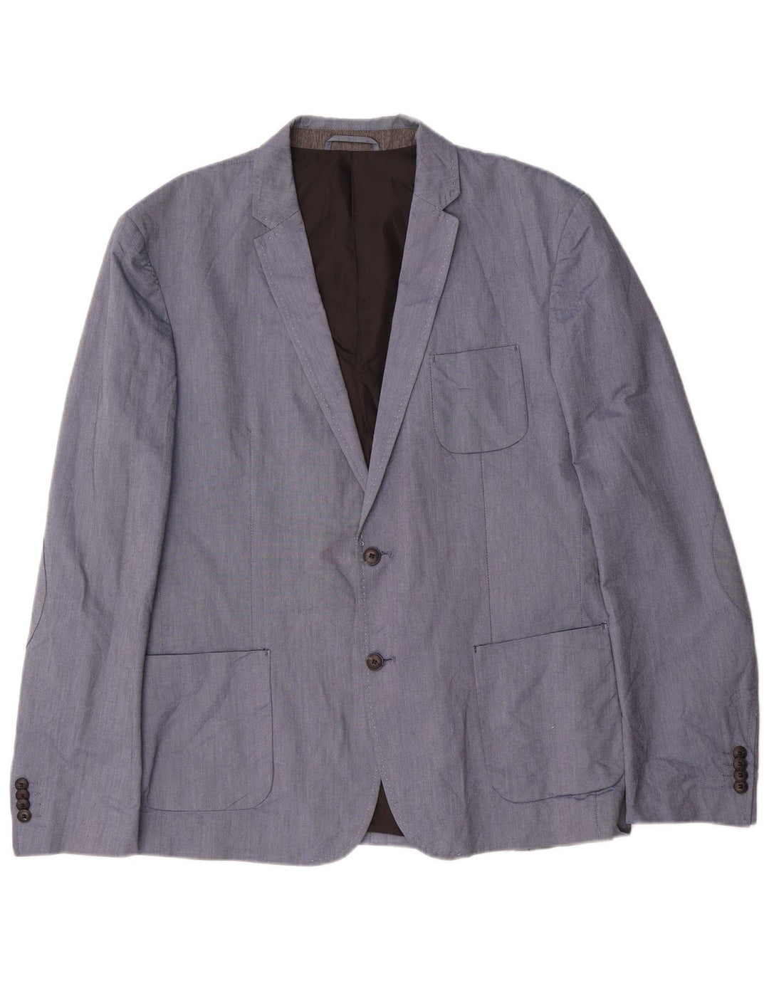 Jack & Jones Herre 2-knaps blazerjakke IT 56 3XL Blå Bomuld