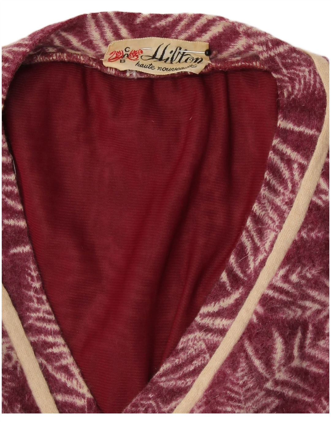 Hilton Damesæt 2 stk. UK 10 Small Burgundy Floral