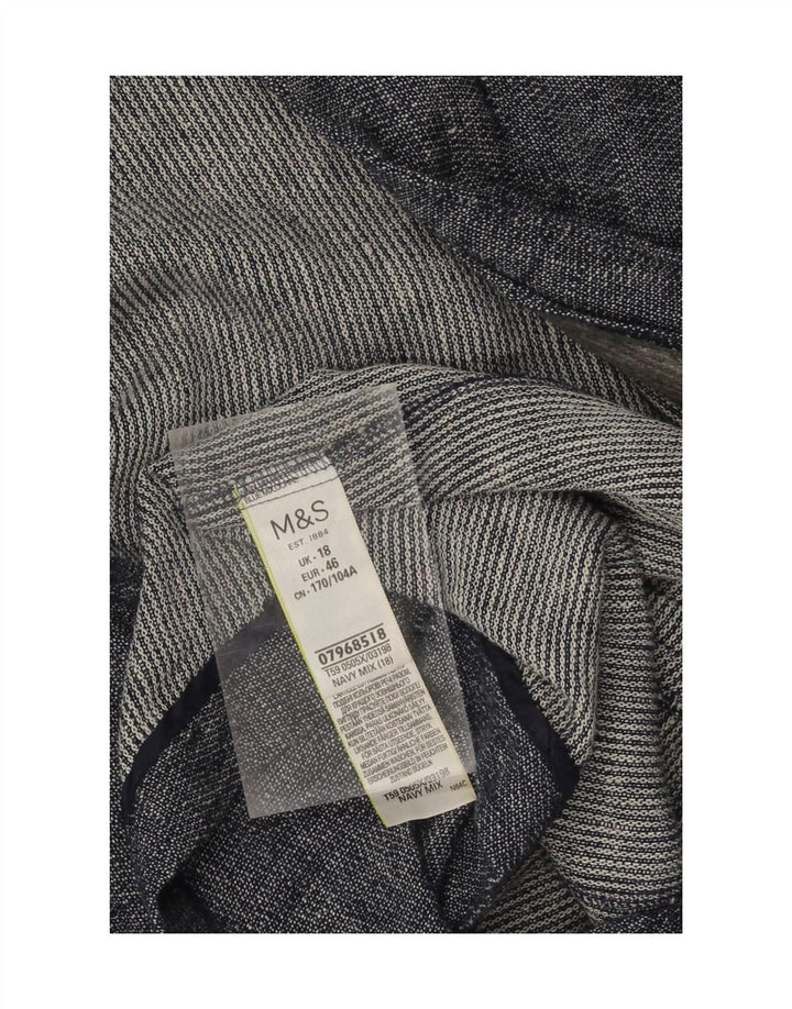 Womens Open Blazer Jacket UK 18 XL Vintage Marks & Spencer and Second-Hand Marks & Spencer from Messina Hembry 