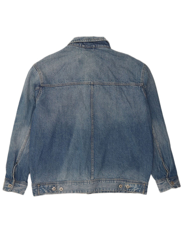 Superdry Denimjakke til mænd UK 40 Large Blue Cotton