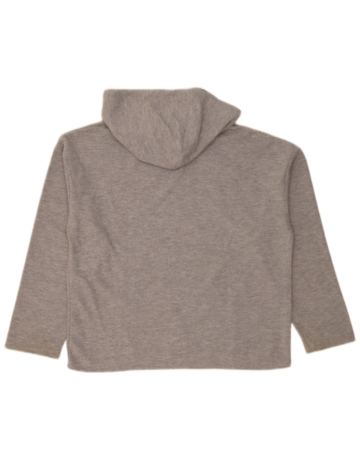 Zara Dame Trafaluc Oversized Hoodie Jumper UK 14 Medium Grey Polyester