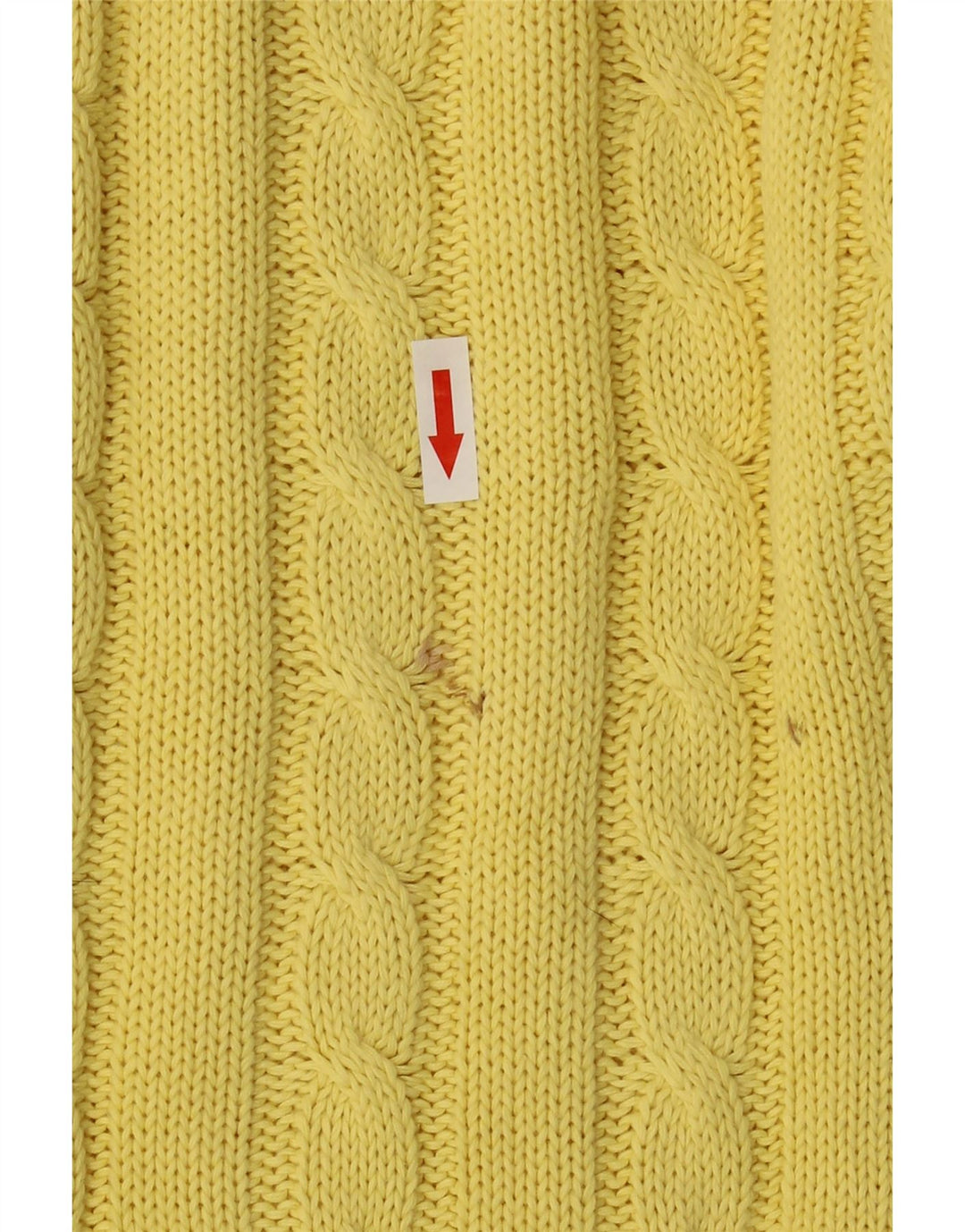 MARRONETTO Herre V-hals sweater Medium Gul Bomuld