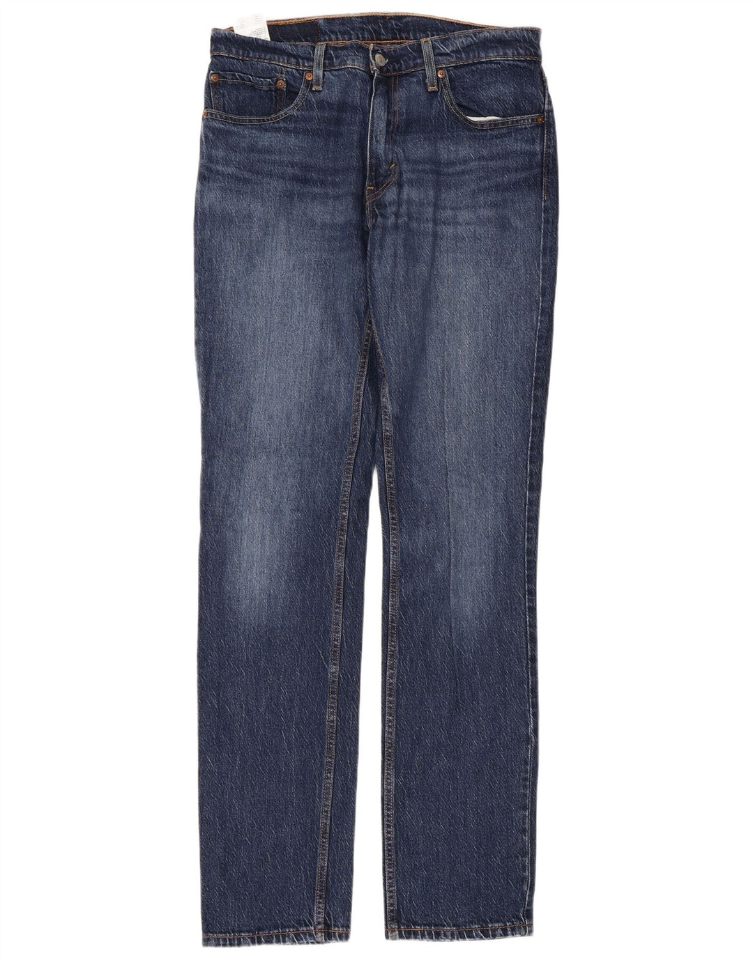 LEVI'S Herre 511 Slim Jeans W32 L34 Blå Bomuld