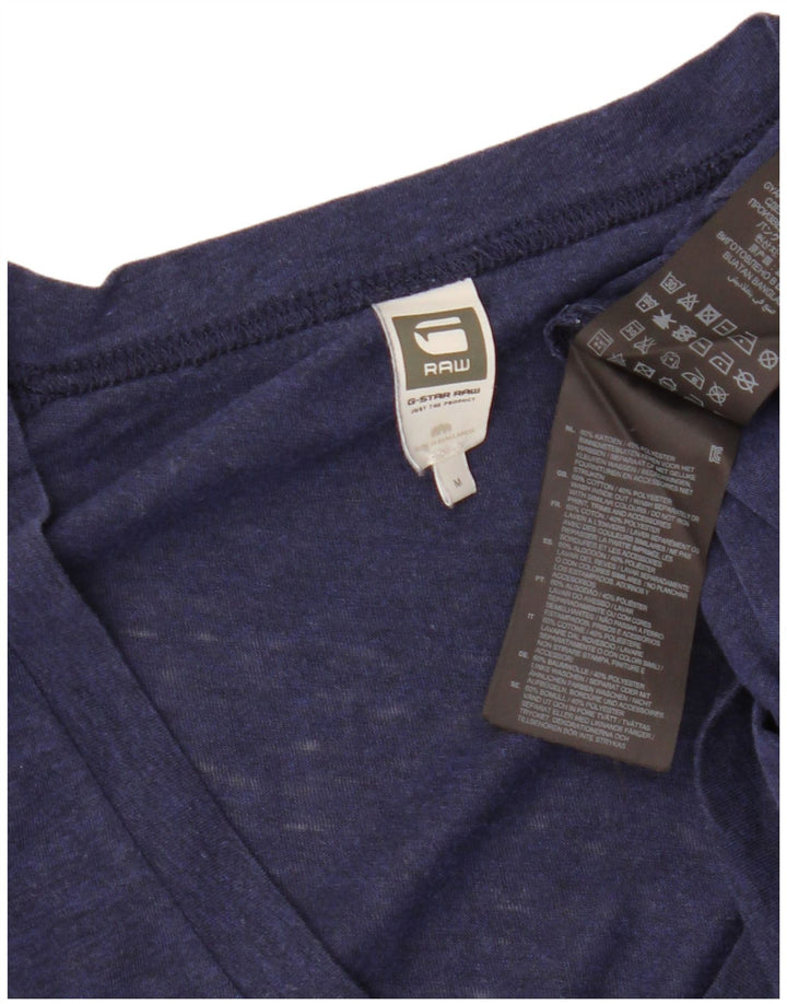 G-STAR Herre T-shirt Top Medium Marineblå Bomuld