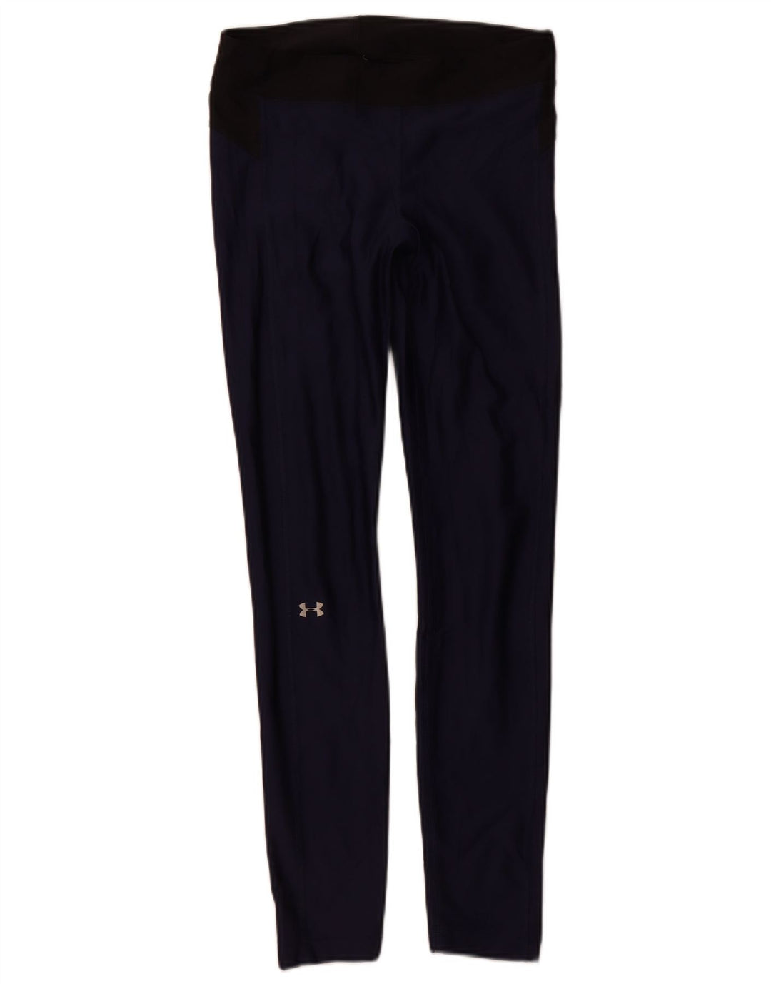 UNDER ARMOUR Dame Leggings UK 10 Small Navy Blue