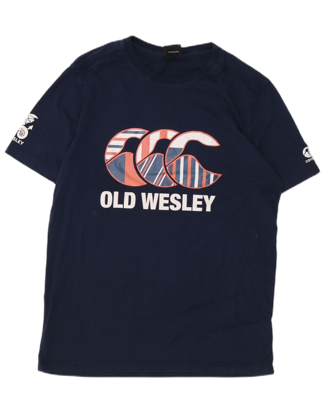 CANTERBURY Herre grafisk T-shirt top XL marineblå bomuld