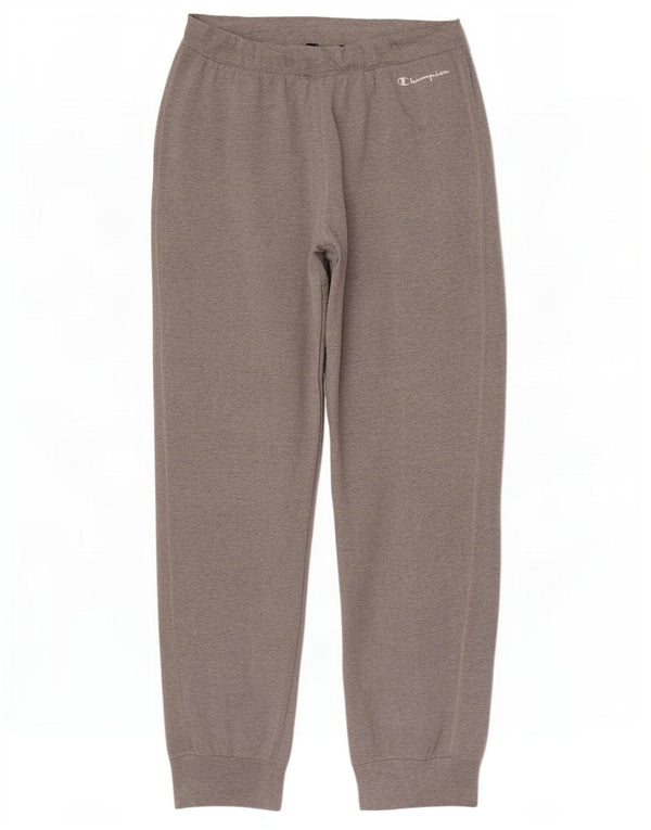 Champion Womens træningsdragt Bukser Joggers UK 14 Large Grey Cotton
