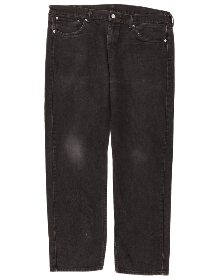 Levi's Herre 505 Straight Jeans W40 L32 Sort Bomuld