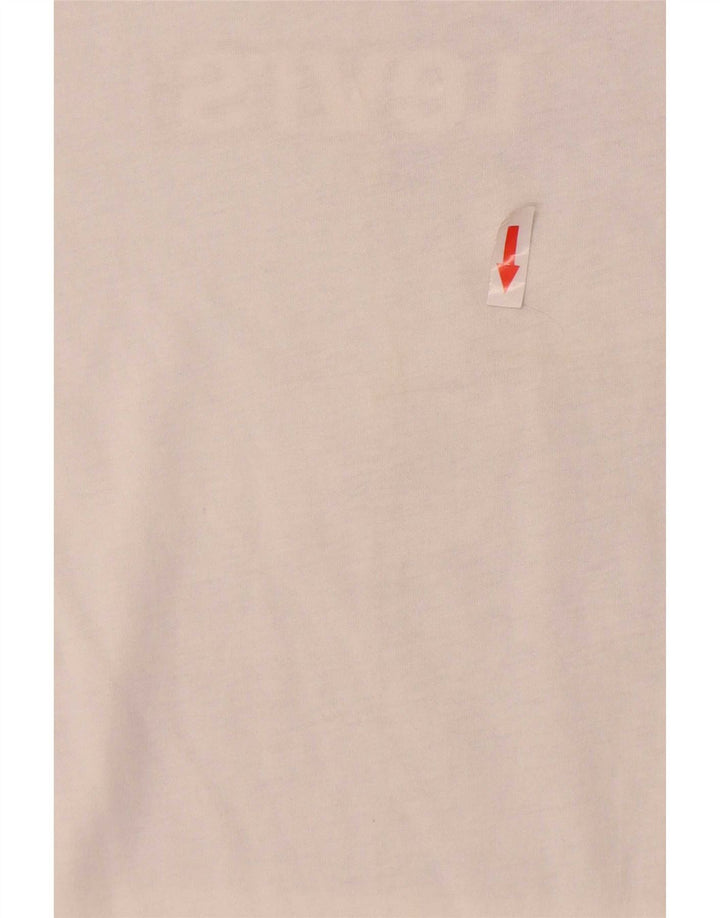 Levi's Herre Grafisk T-Shirt Top Stor Hvid