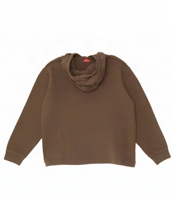 Carrera Mens Hoodie Jumper XL Khaki Cotton