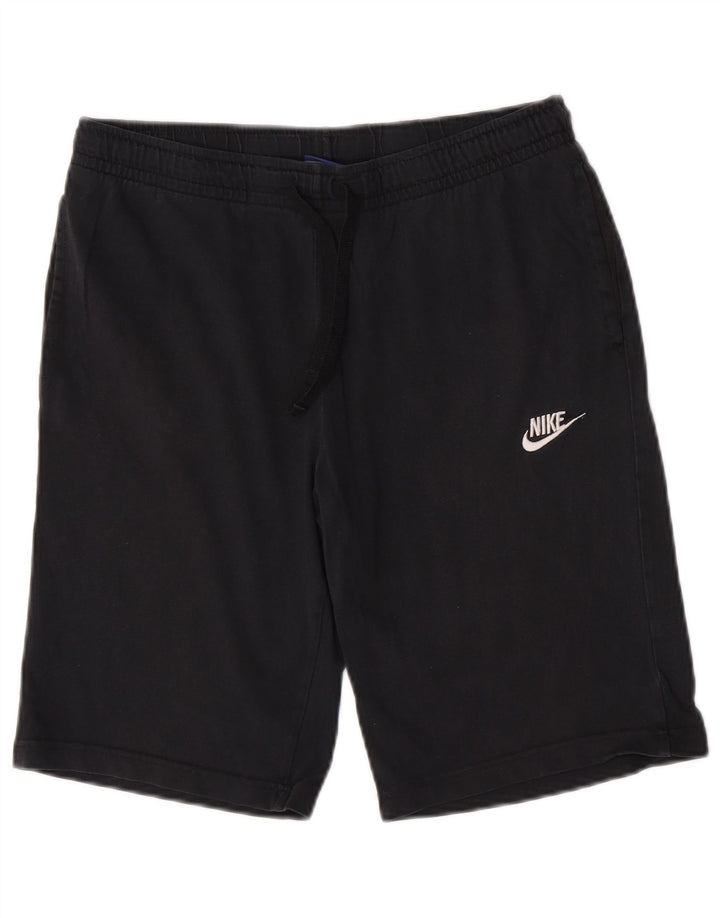 Nike Herre Sportshorts Medium Sort Bomuld