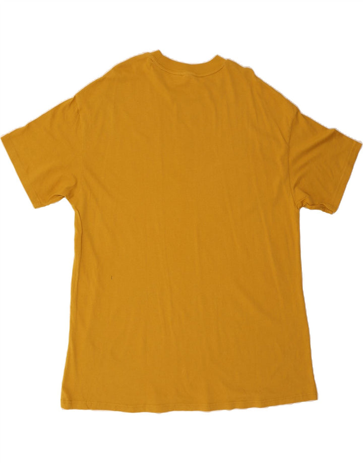 PUMA Mens T-Shirt Top Medium Yellow Vintage Puma and Second-Hand Puma from Messina Hembry 