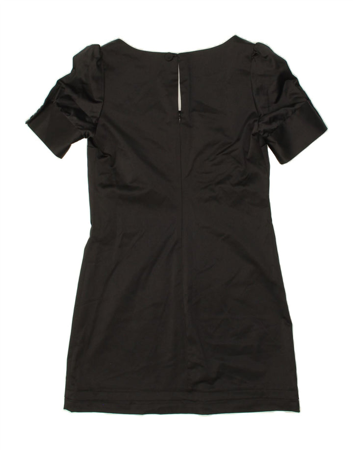 BENETTON Womens A-Line Dress UK 12 Medium Black Vintage Benetton and Second-Hand Benetton from Messina Hembry 
