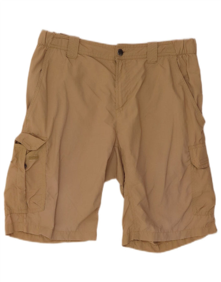 COLUMBIA Herre Cargo Shorts W32 Medium Beige Nylon