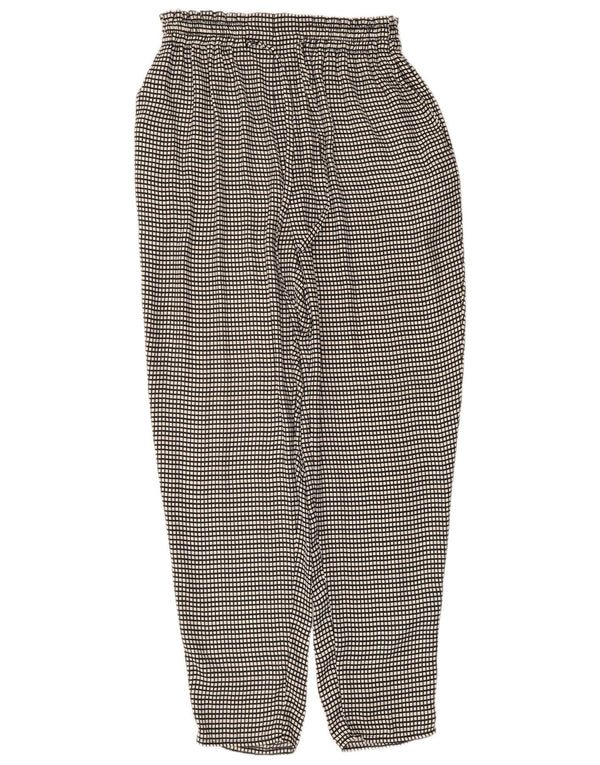 Zara Dame tilspidsede Casual Bukser Large W30 L28 Sort Ternet