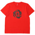 Adidas Grafisk T-Shirt Top til mænd XL Rød
