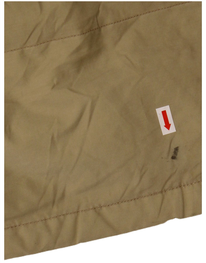 Energie Herre hættepolstret jakke UK 40 Stor Beige Nylon