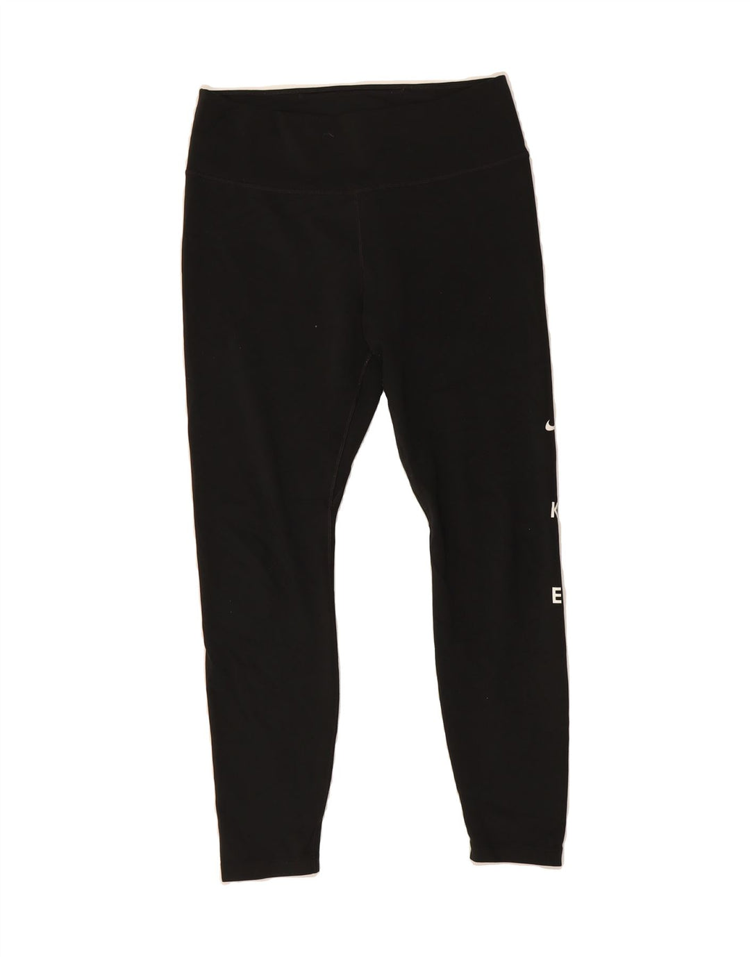 NIKE Womens Leggings UK 10 Medium  Black Polyester Vintage Nike and Second-Hand Nike from Messina Hembry 