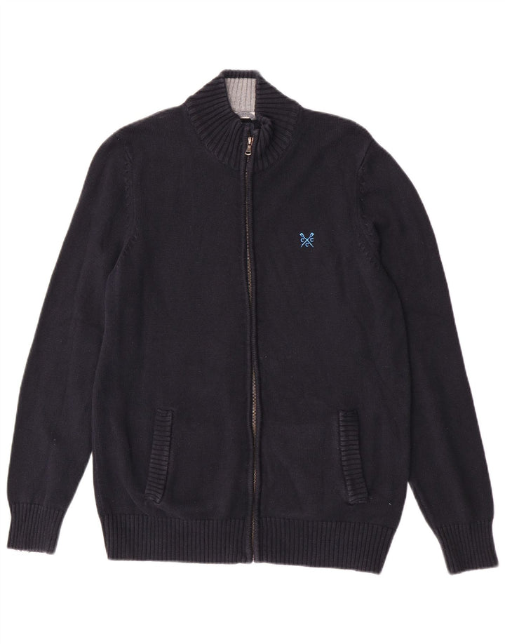 Besætningstøj Herre cardigan sweater Medium marineblå bomuld
