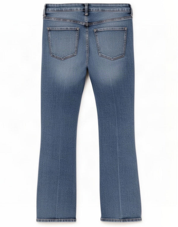Marks & Spencer Womens The Eva Bootcut Jeans UK 14 Large W34 L28 Blue