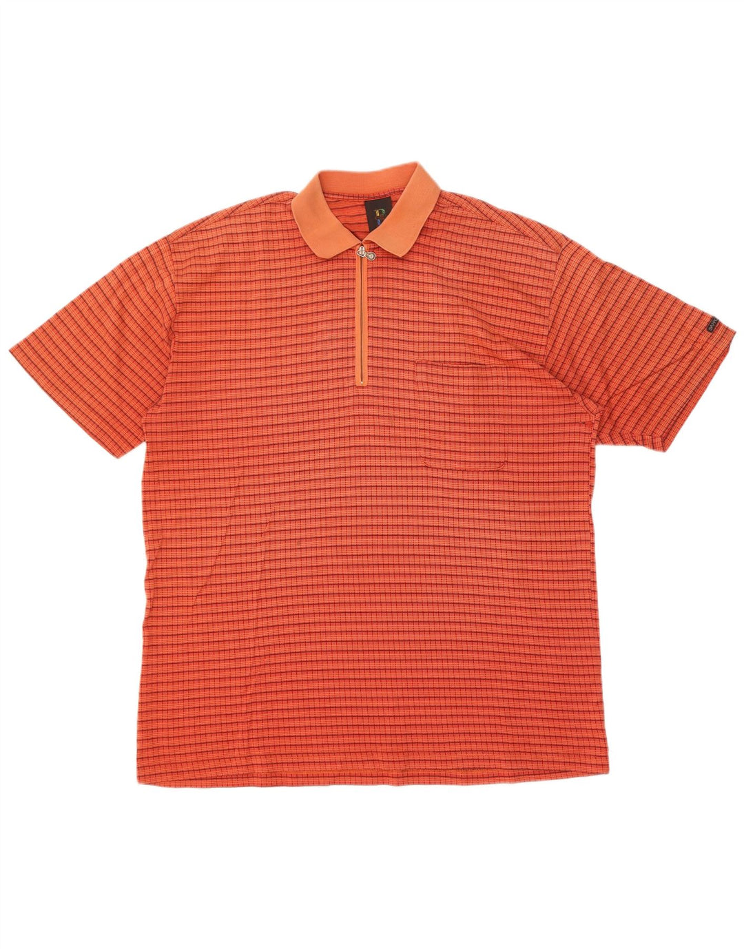 Baffo herre poloshirt IT 56 XL Orange ternet bomuld