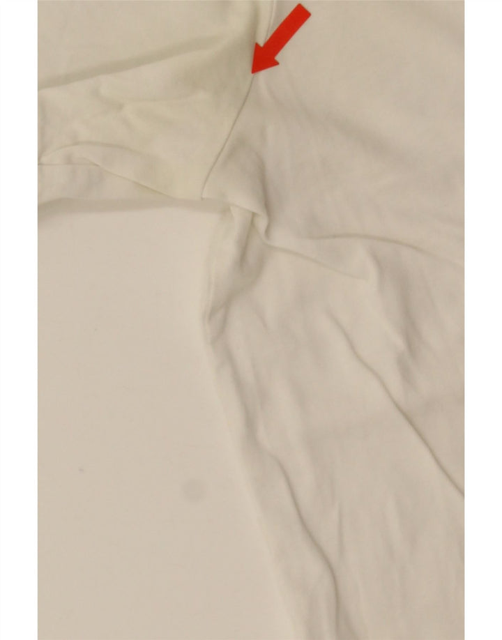 Puma Herre T-Shirt Top Stor Hvid Bomuld