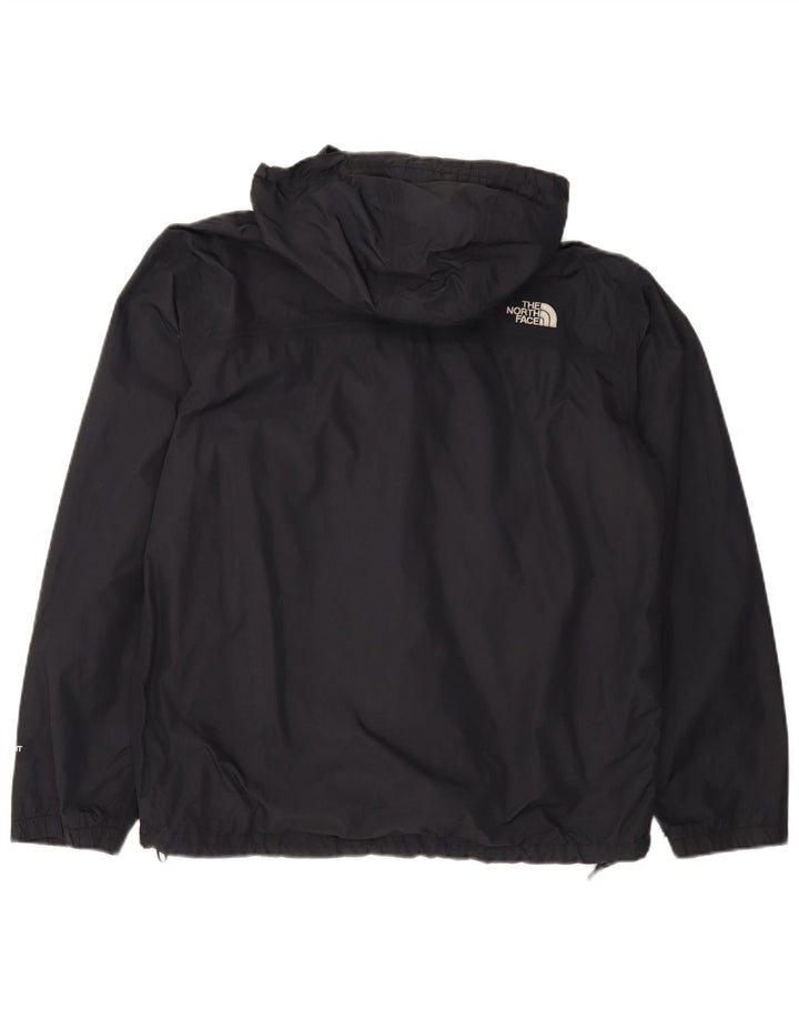 The North Face Herre Hyvent Regnjakke med hætte UK 38 Medium Sort Nylon