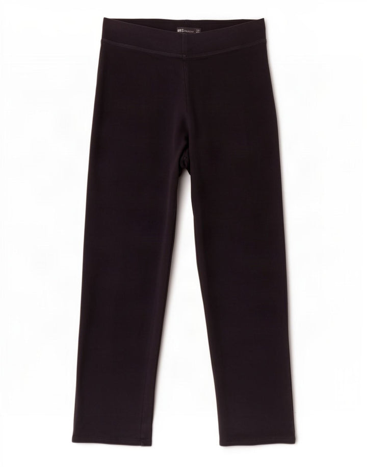 Marks & Spencer Dame Leggings UK 12 Medium Navy Blue Bomuld