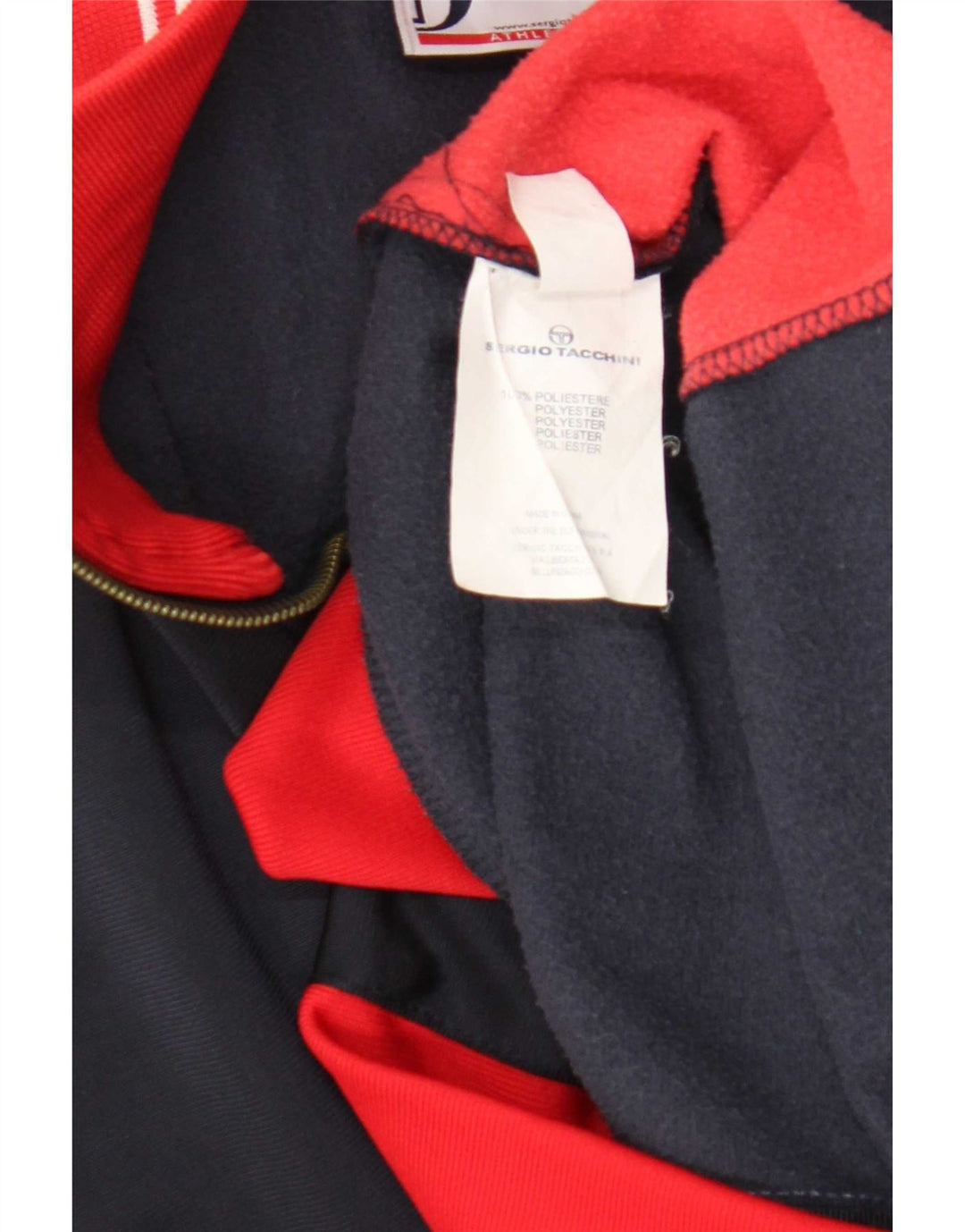 Sergio Tacchini Herre træningsdragt Top jakke 2XL Navy Blue Colourblock