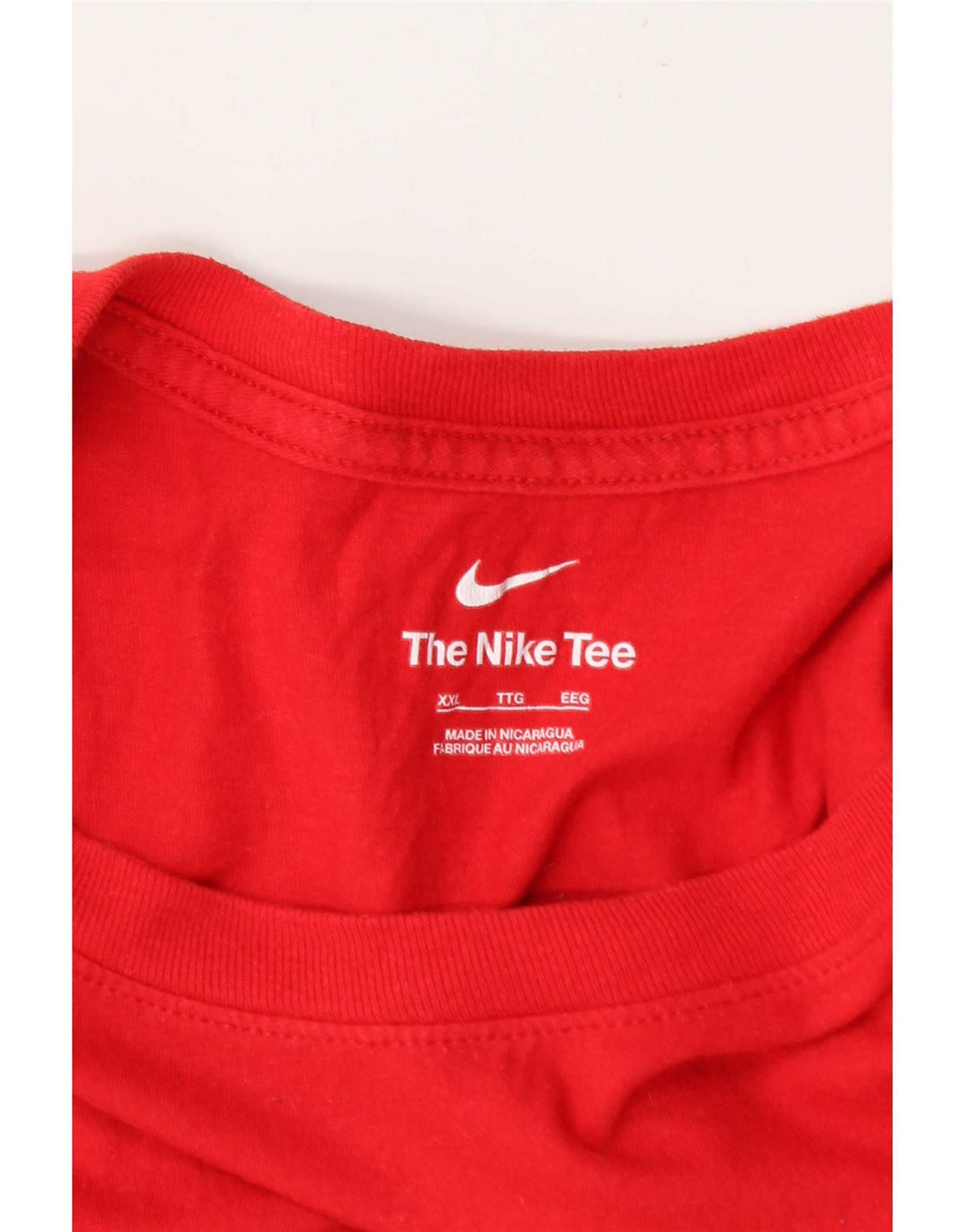 Nike Grafisk T-shirt top til mænd 2XL Rød