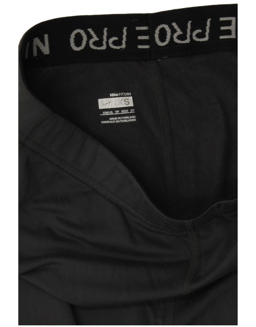 NIKE Womens Fit Dry Leggings US 0/2 XS Grå Polyester