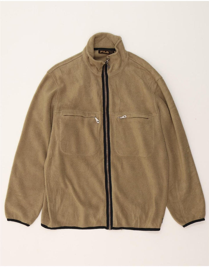 FILA Fleecejakke til mænd UK 40 Large Beige