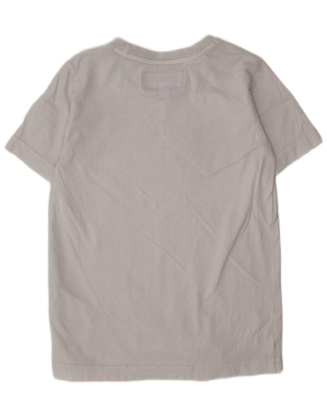 ADIDAS drenge grafisk t-shirt top 7-8 år hvid bomuld