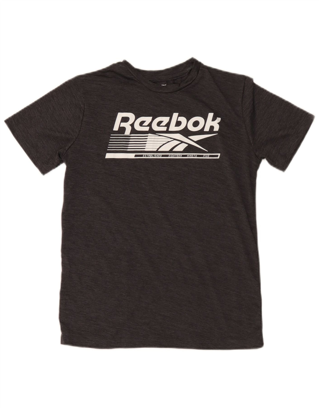 Reebok Boys Grafisk T-Shirt Top 10-11 år Medium Grå Polyester