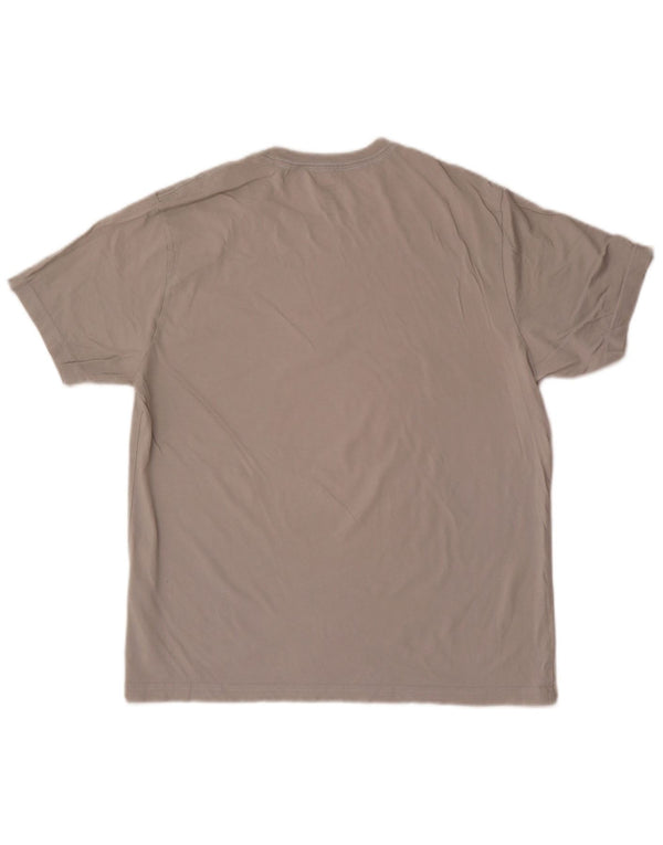 Levi's Dame Relaxed Fit Grafisk T-Shirt Top UK 14 Medium Grey Bomuld