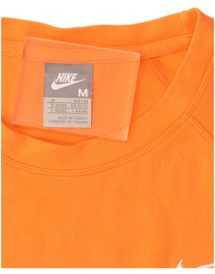 NIKE Vest Top UK 10/12 Medium Orange