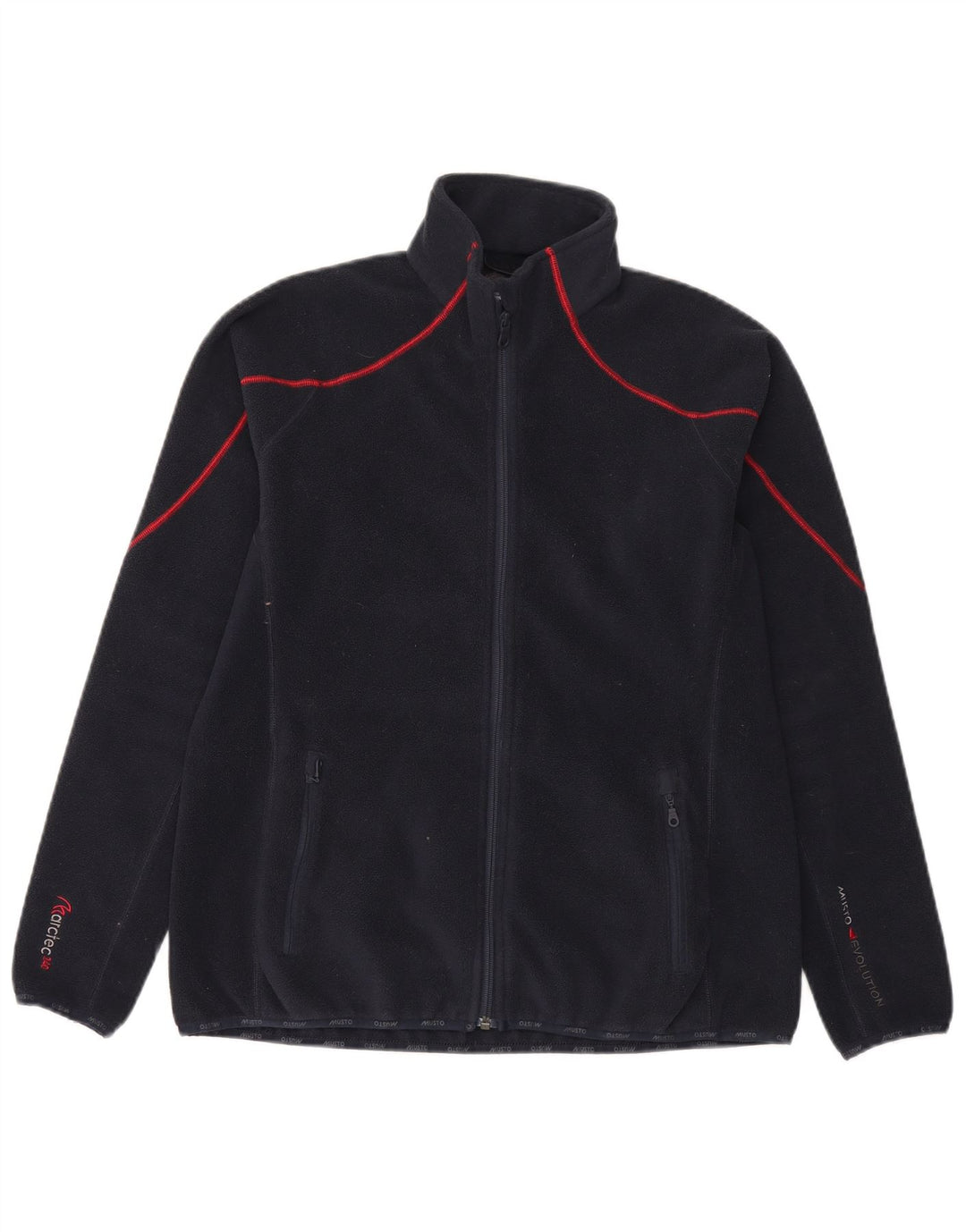Musto Dame Fleecejakke UK 16 Large Navy Blue Polyester