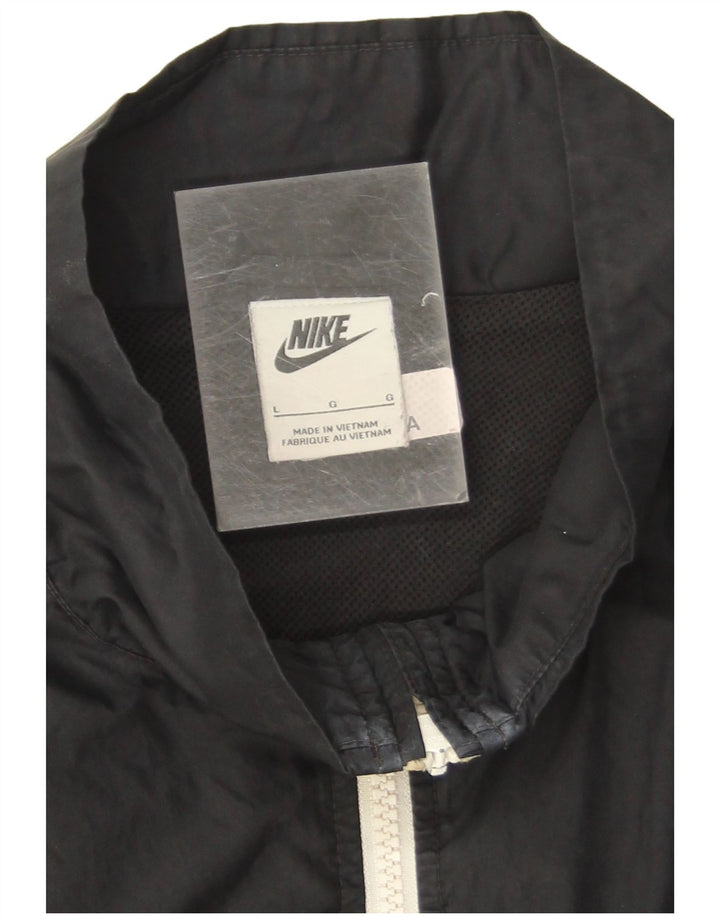 Nike træningsdragt til mænd, topjakke, stor sort polyester