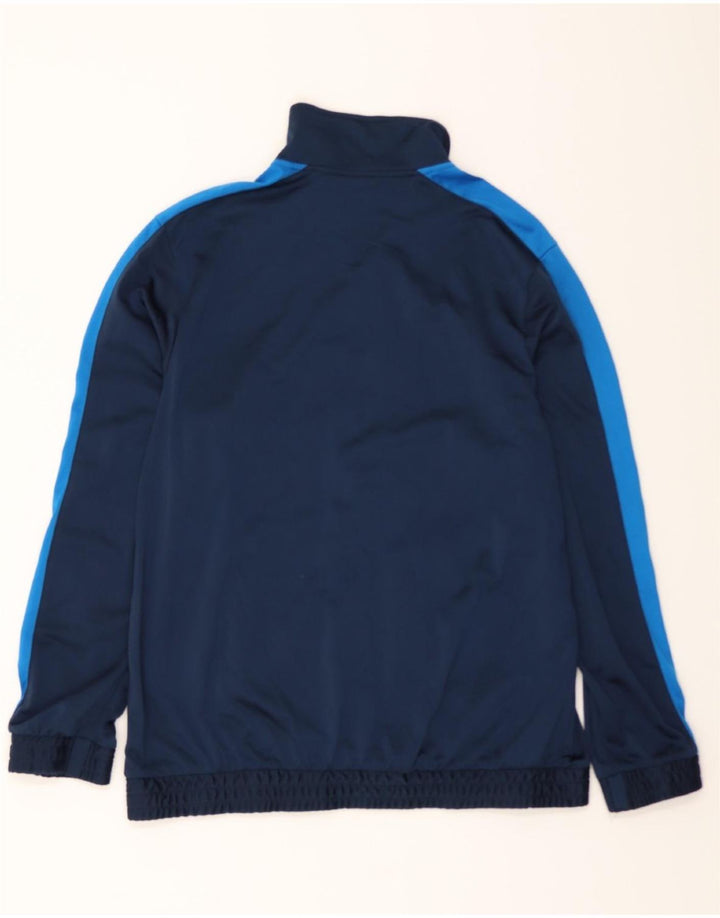 REEBOK Womens Tracksuit Top Jacket UK 16 Large Navy Blue Colourblock Vintage Reebok and Second-Hand Reebok from Messina Hembry 