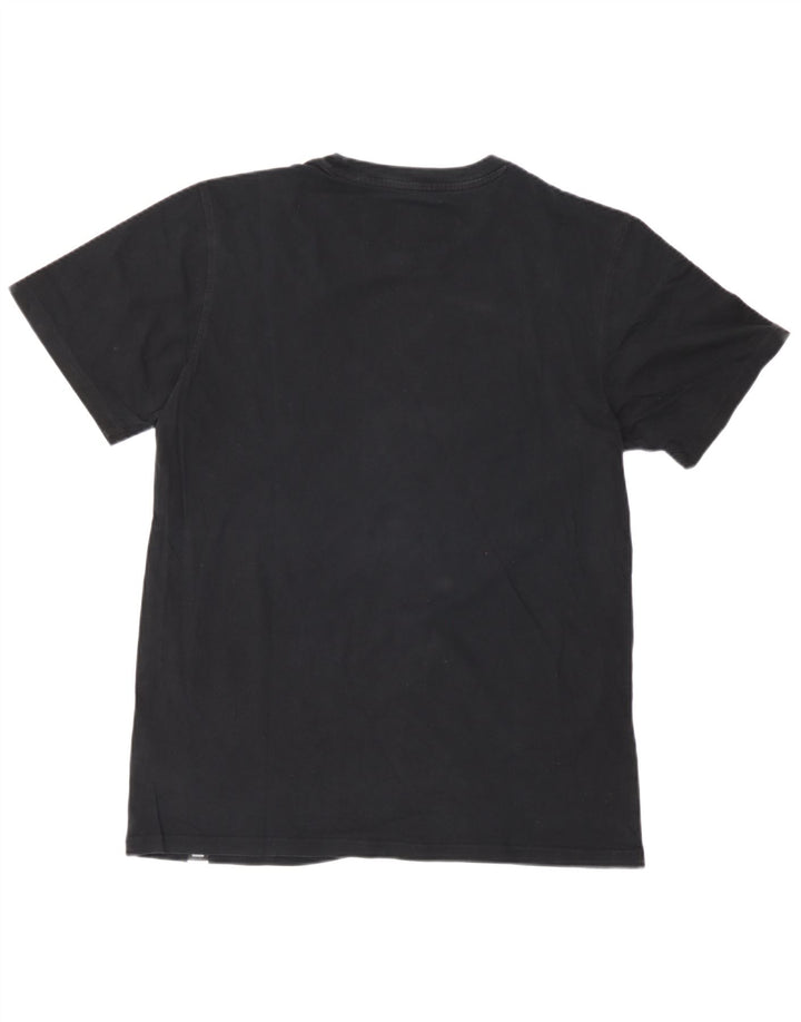Adidas Herre grafisk T-shirt Top Medium Sort Bomuld