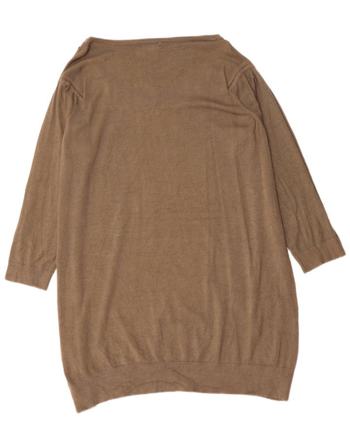 MARKS & SPENCER Dame Autograph Jumper Dress UK 18 XL Grå Viscose