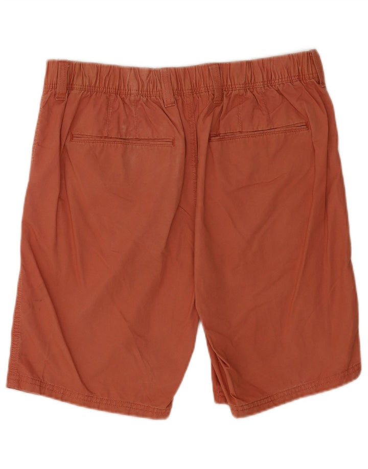 Marks & Spencer Herre Chino Shorts W34 Large Orange Bomuld