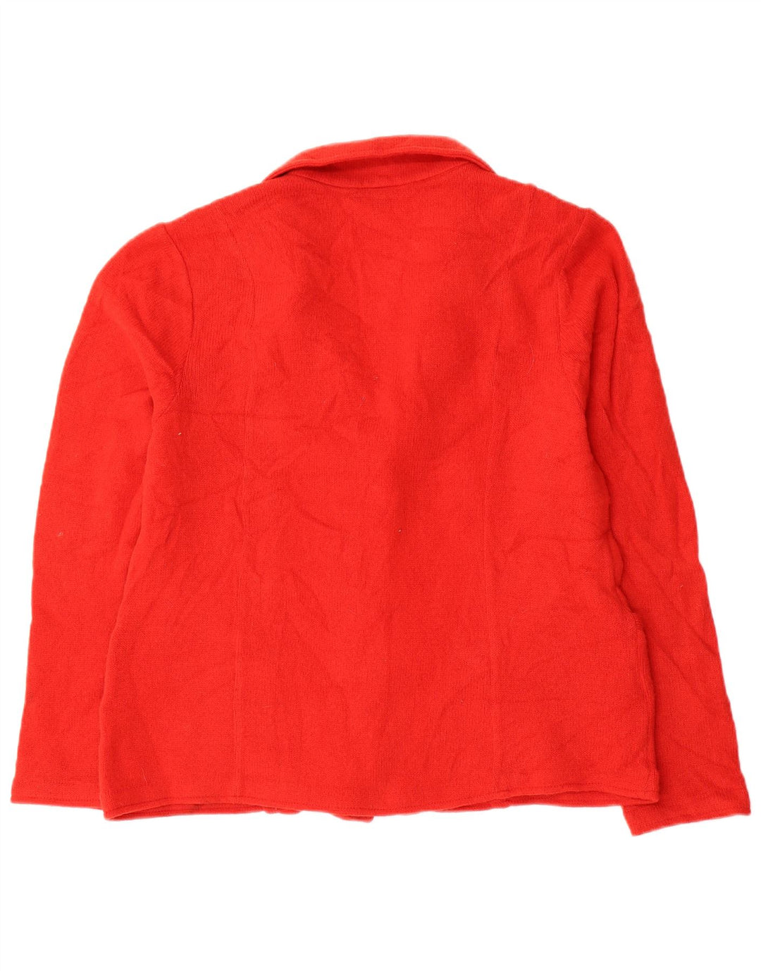Laura Ashley Dame Cardigan Sweater UK 16 Large Red Wool