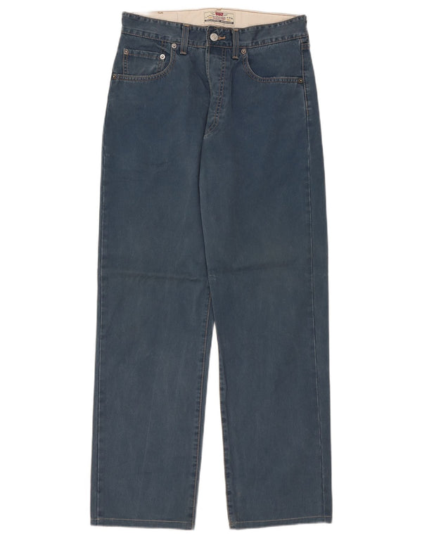 Levi's Herre 401 Straight Jeans W31 L30 Blå Bomuld