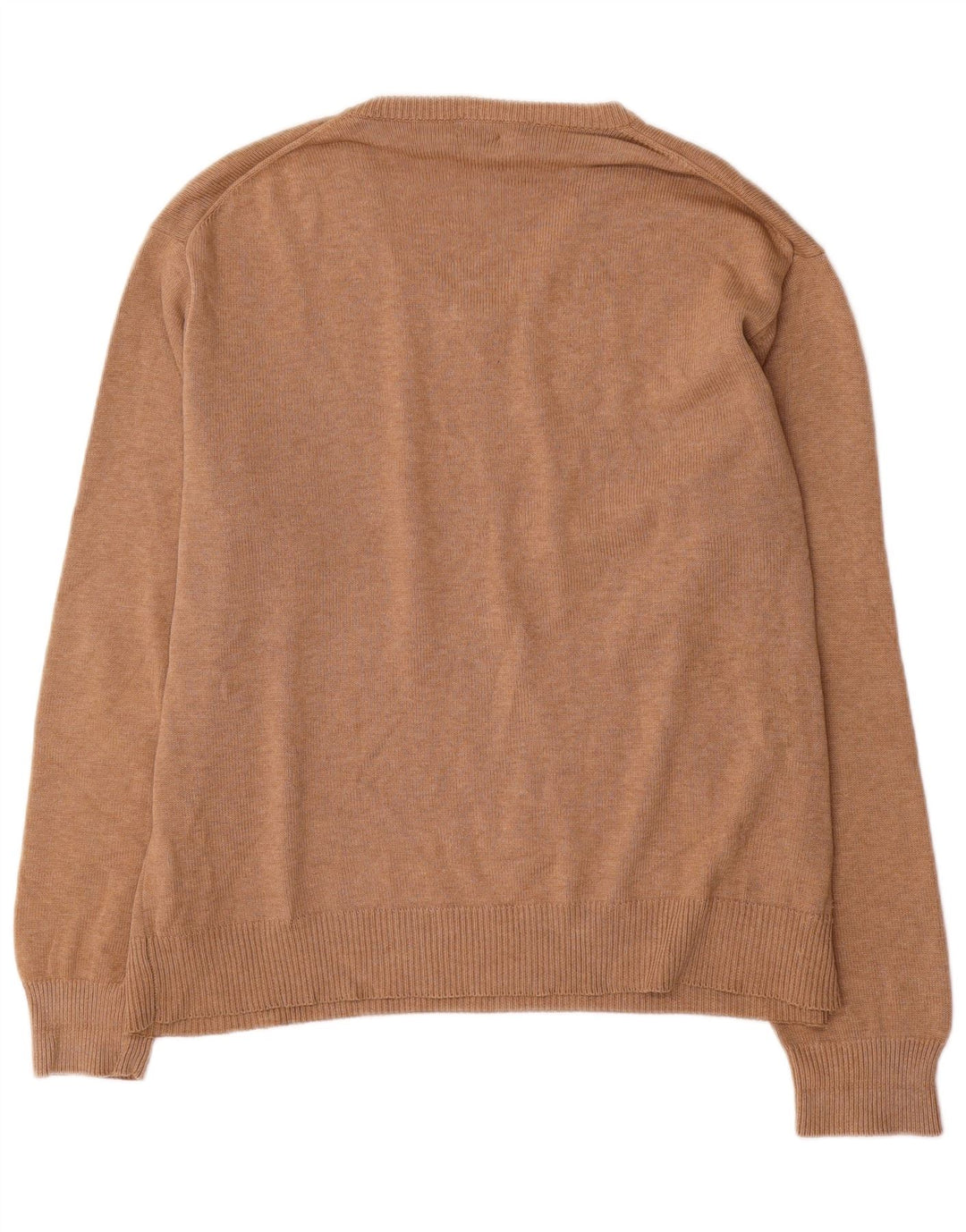 Gant Herre V-hals sweater Stor brun bomuld