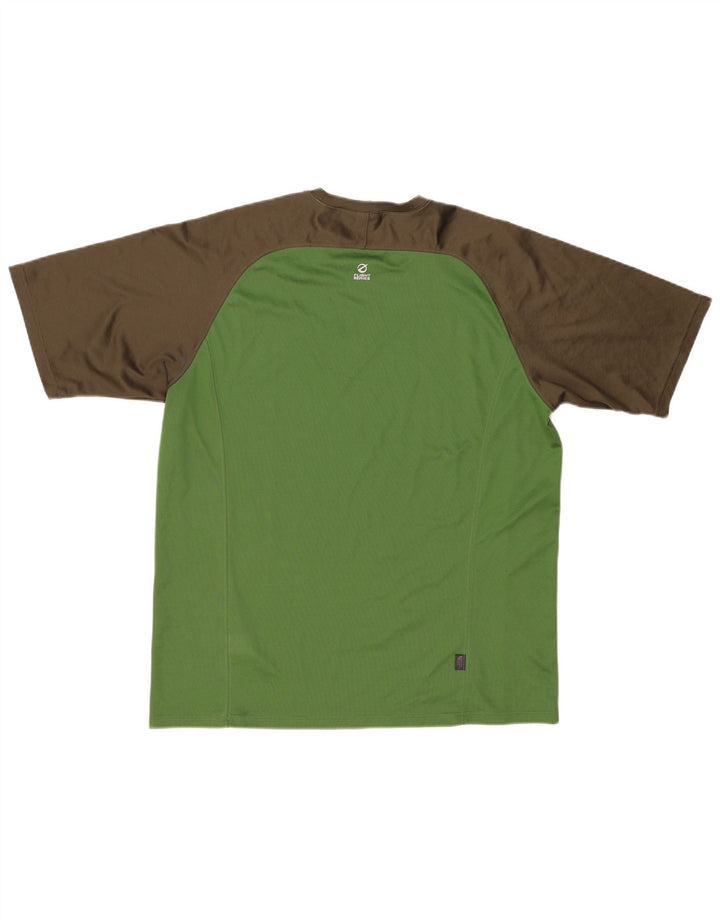 The North Face Herre T-Shirt Top Stor Grøn Colourblock Polyester
