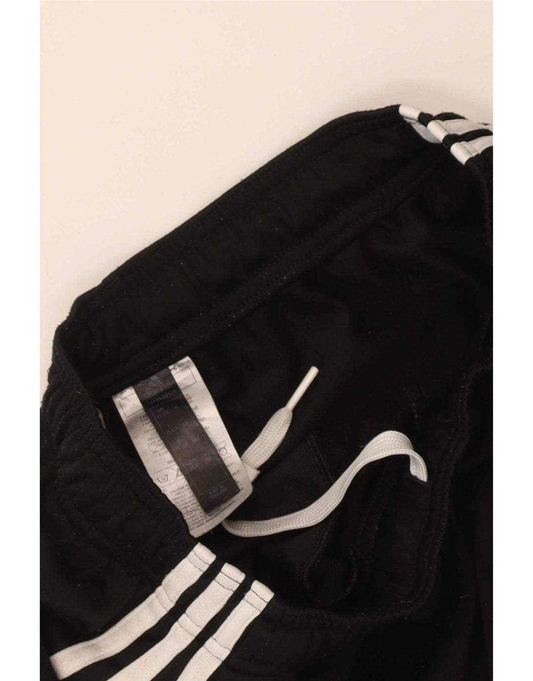 Adidas Drenge Træningsdragt Bukser Joggers 11-12 År Sort Polyester